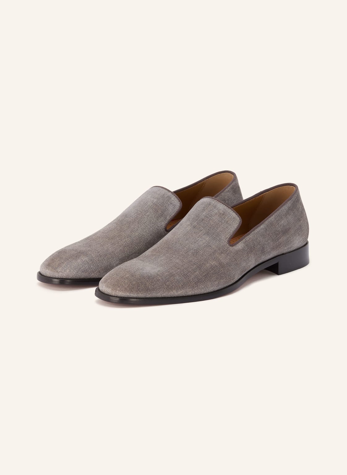 Produktový obrázek Christian Louboutin Christian Louboutin Mokasíny Danny Flex tmavě šedá / světle šedá