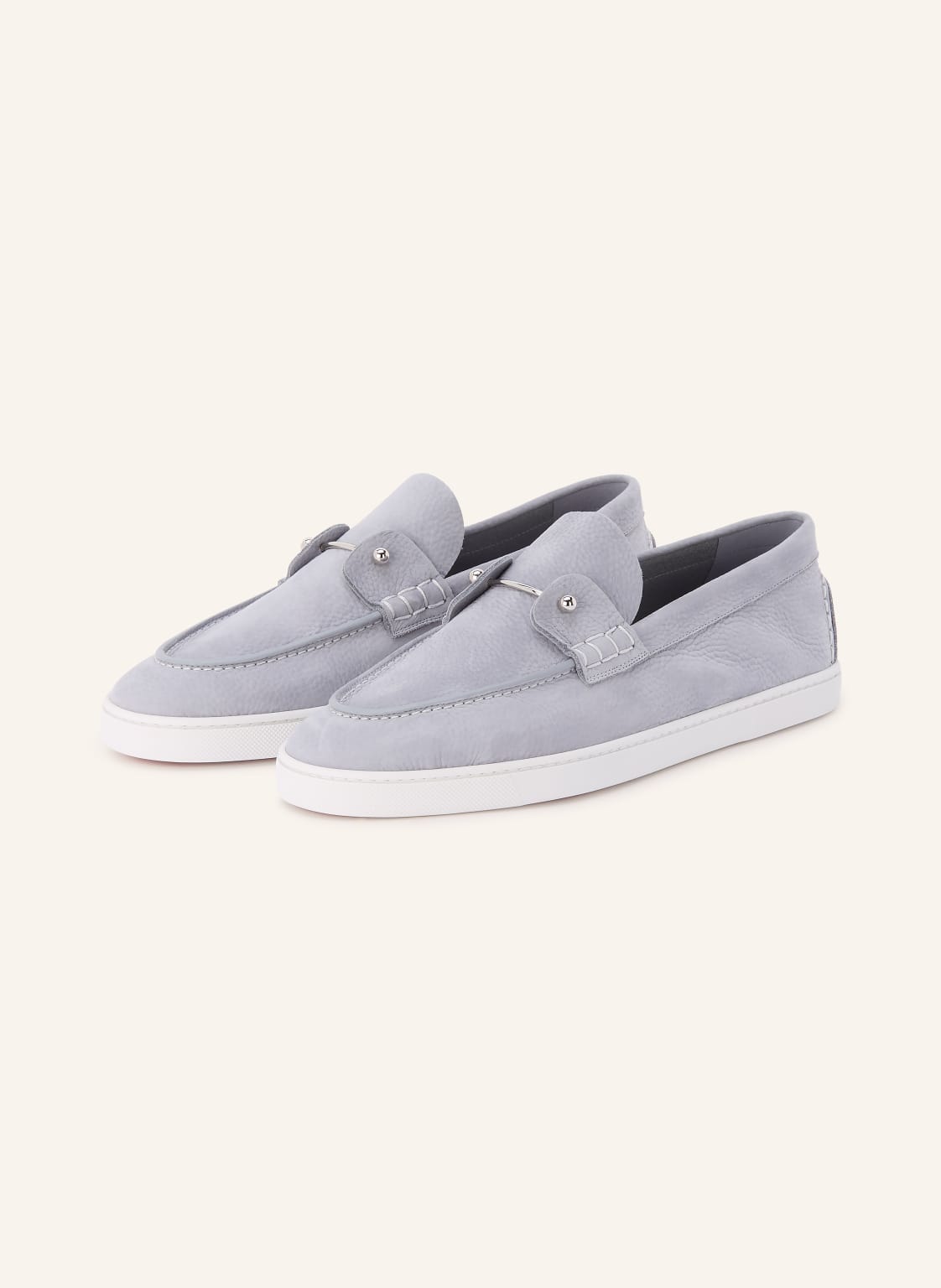 Produktový obrázek Christian Louboutin Christian Louboutin Mokasíny Chambeliboat černošedá