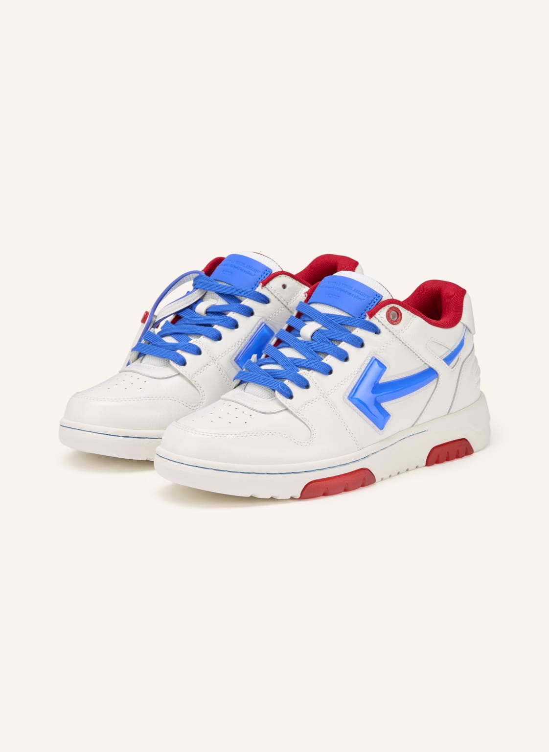 Produktový obrázek Off-White Off-White Tenisky Out Of Office bílá / červená / modrá