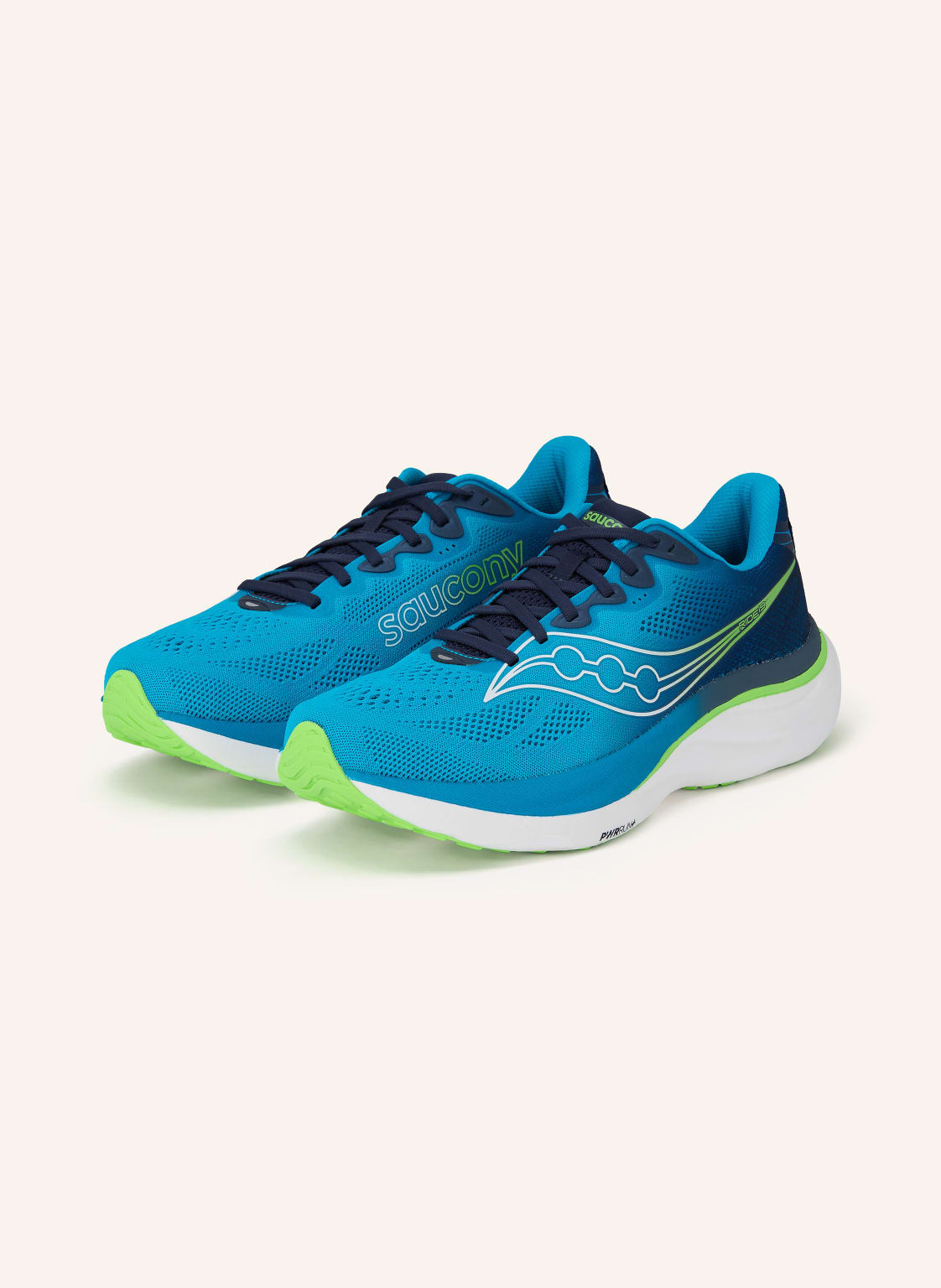 Produktový obrázek Saucony Saucony Běžecké Boty Ride 19 modrá / neonově zelená / černá