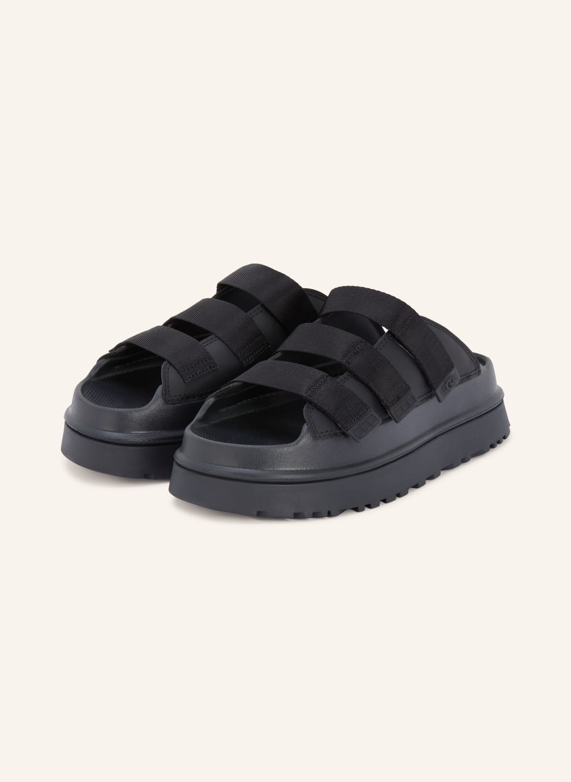 Produktový obrázek Ugg Ugg Pantofle Na Platformě Goldenglow černá