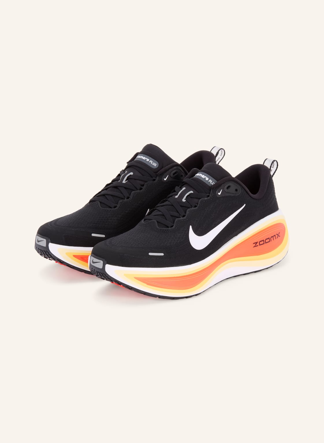 Produktový obrázek Nike Nike Běžecké Boty Vomero Plus černá / neonově červená / bílá