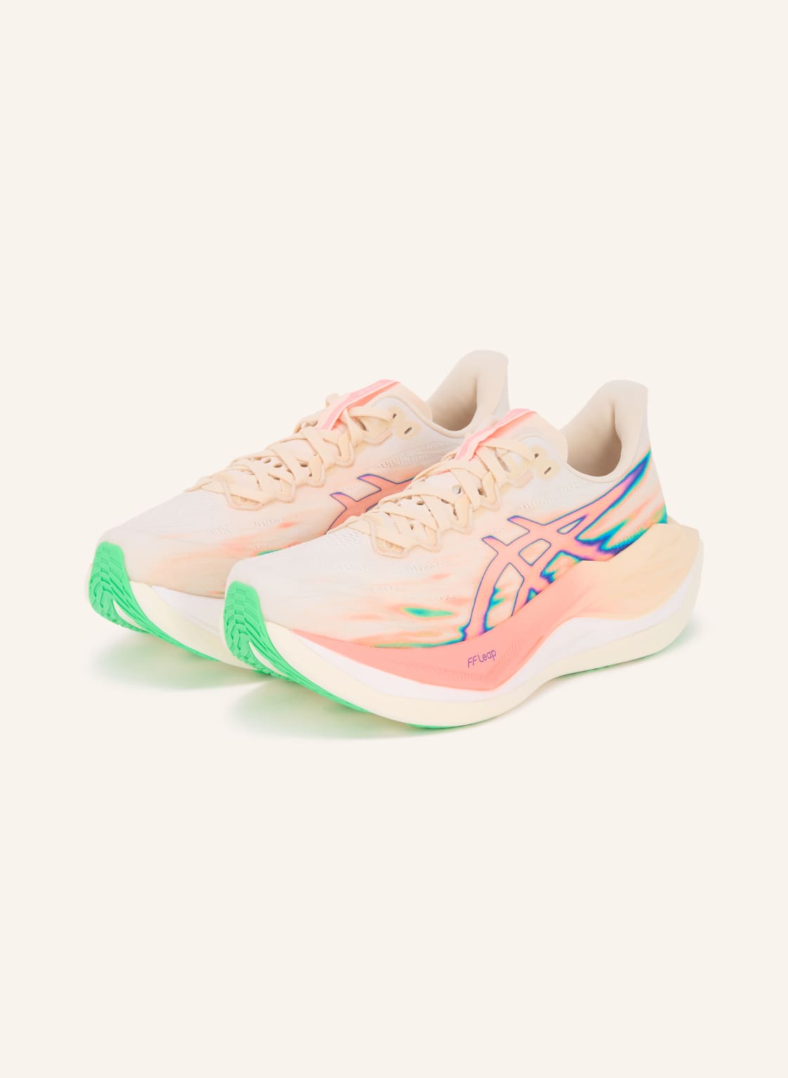 Produktový obrázek ASICS Asics Běžecké Boty Superblast 3 režná / tmavě oranžová / modrá