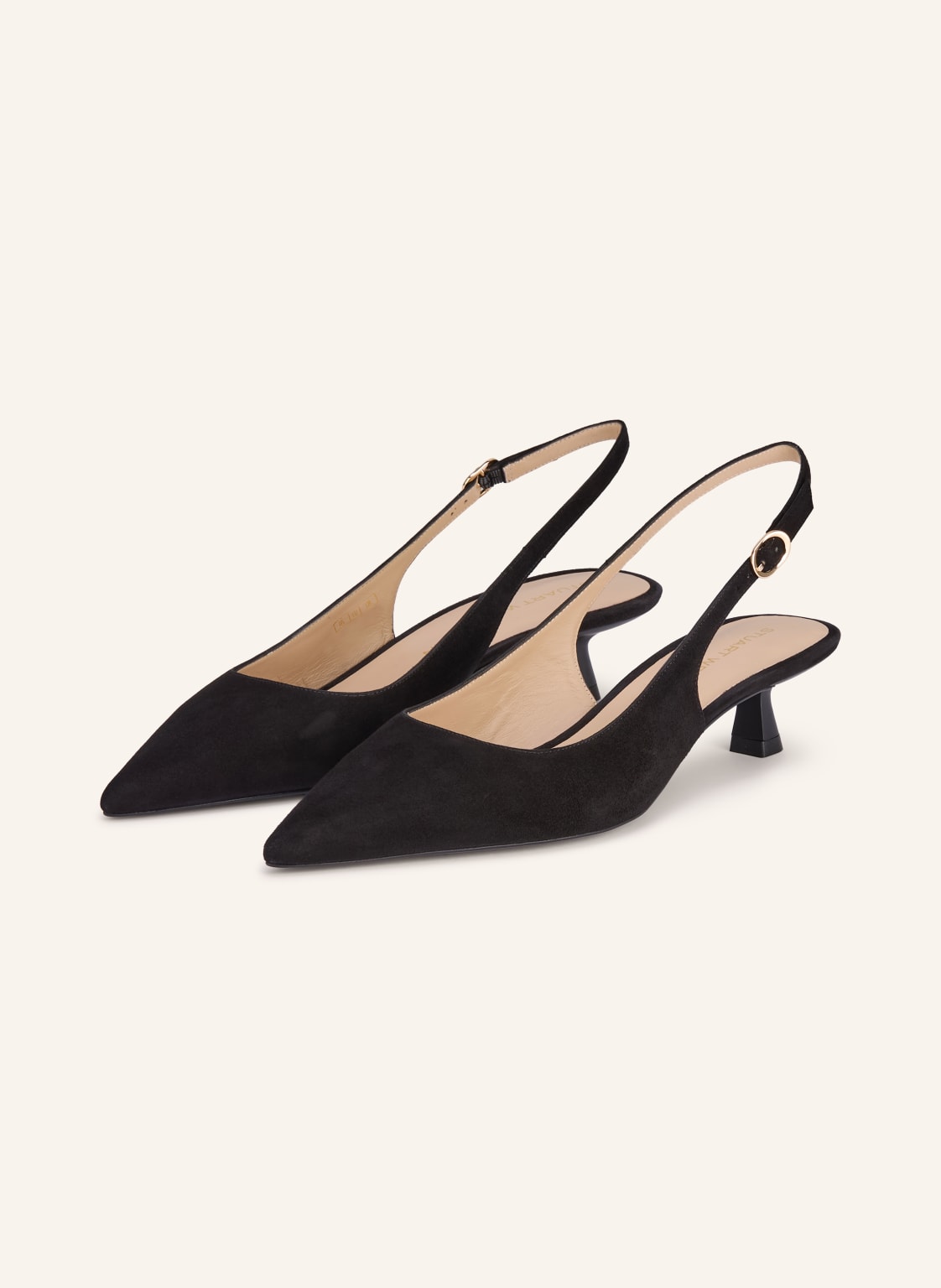 Produktový obrázek Stuart Weitzman Stuart Weitzman Lodičky Se Řemínkem Sculpt černá