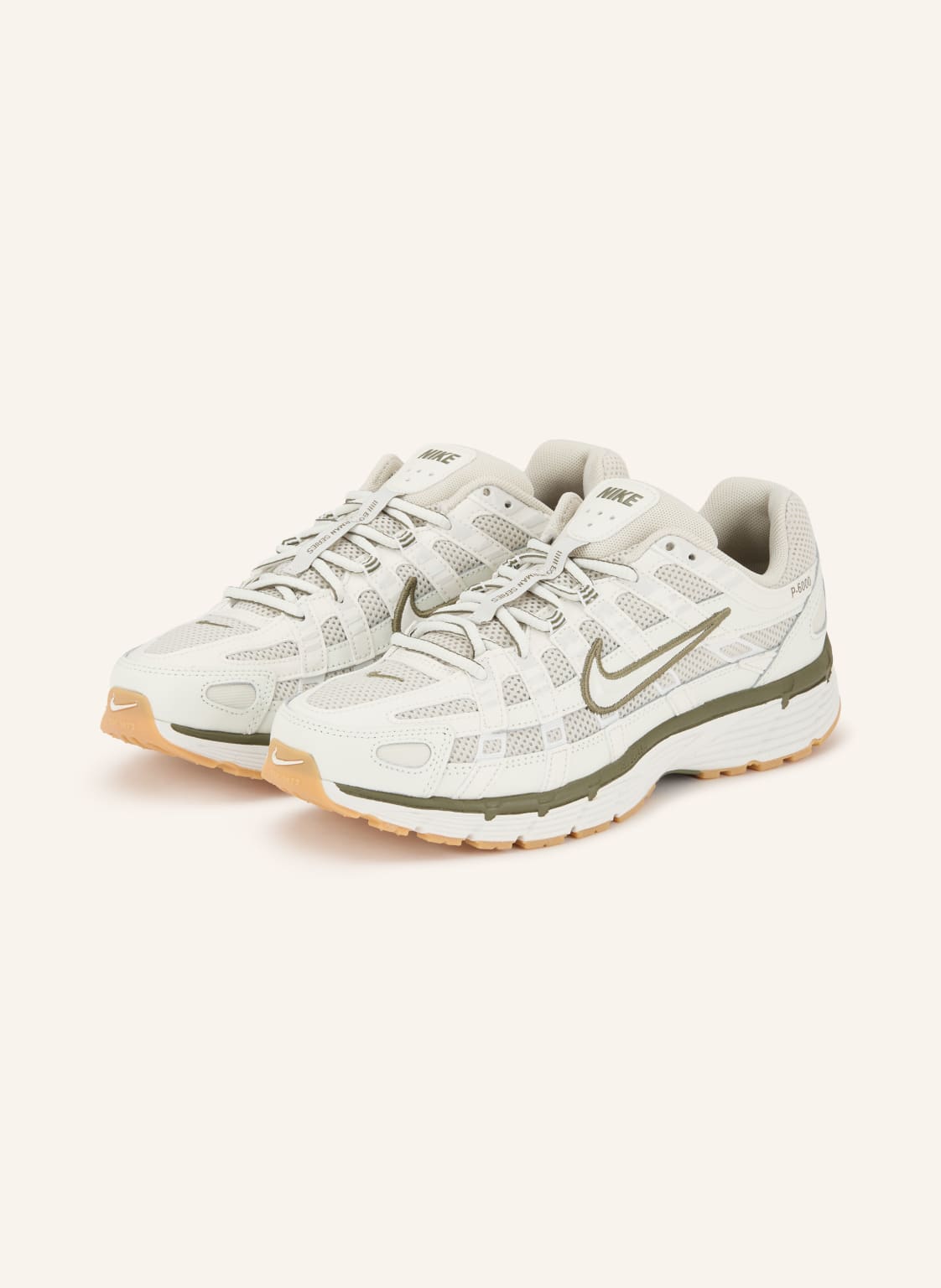 Produktový obrázek Nike Nike Tenisky P-6000 světle šedá / tmavě zelená