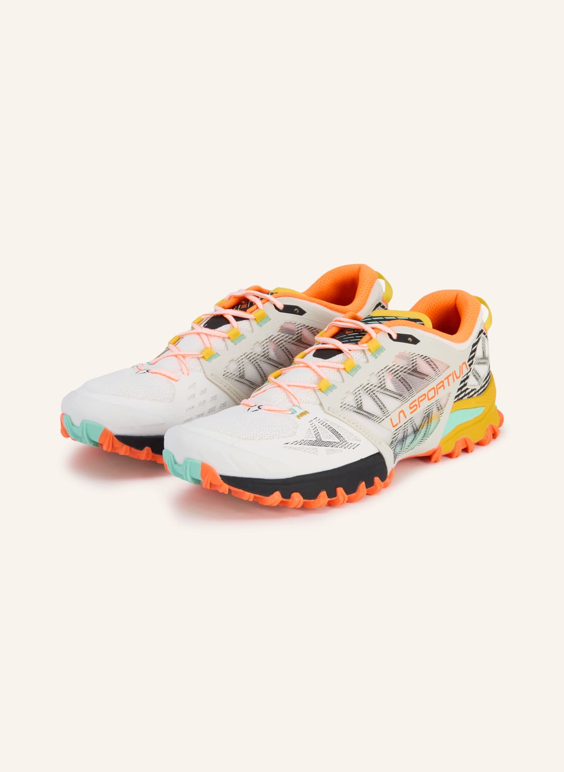 Produktový obrázek la sportiva La Sportiva Boty Na Trailový Běh Bushido Iii bílá / neonově oranžová / žlutá