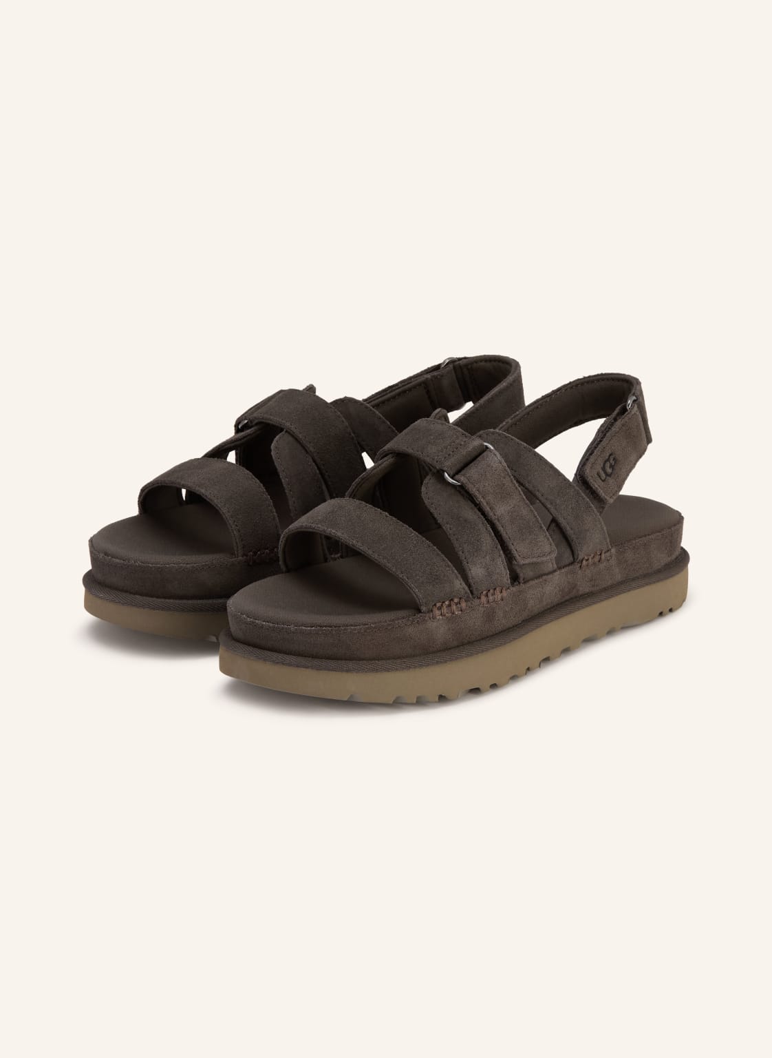 Produktový obrázek Ugg Ugg Sandály Na Platformě Goldenstar Gleam černošedá