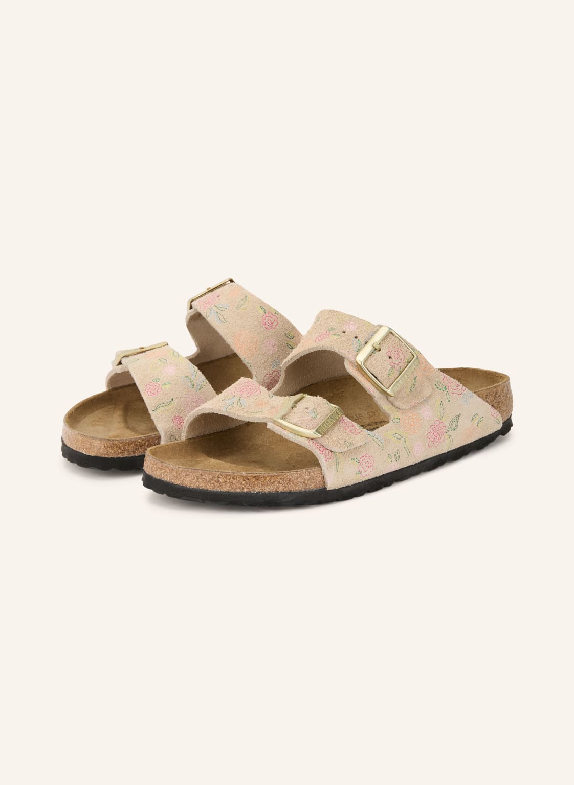Produktový obrázek Birkenstock Birkenstock Pantofle Arizona béžová / růžová / zelená