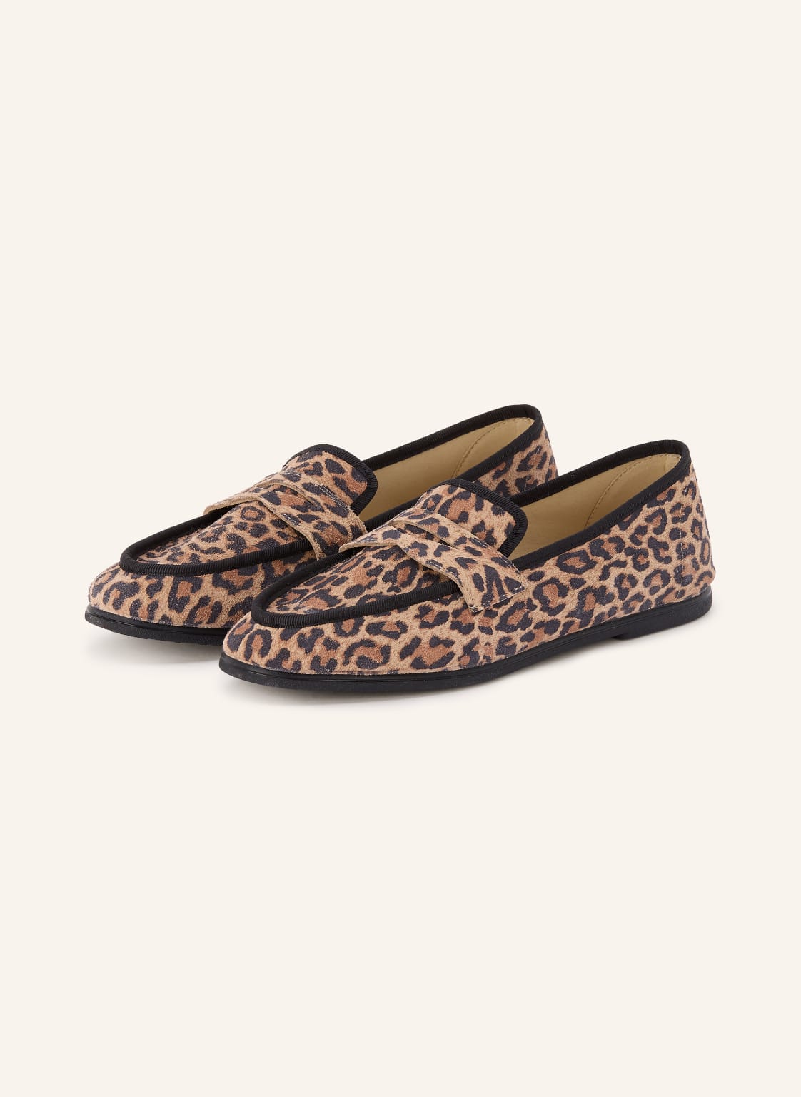Produktový obrázek espadrij l'originale Espadrij L'originale Penny Loafers světle hnědá / černá