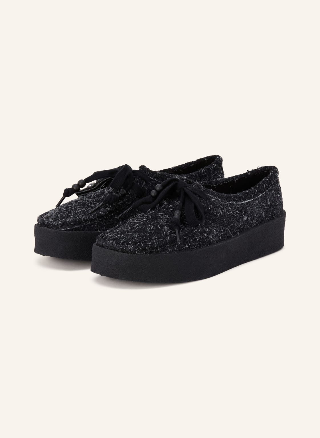Produktový obrázek Clarks Originals Clarks Originals Mokasíny Wallabee černá / šedá