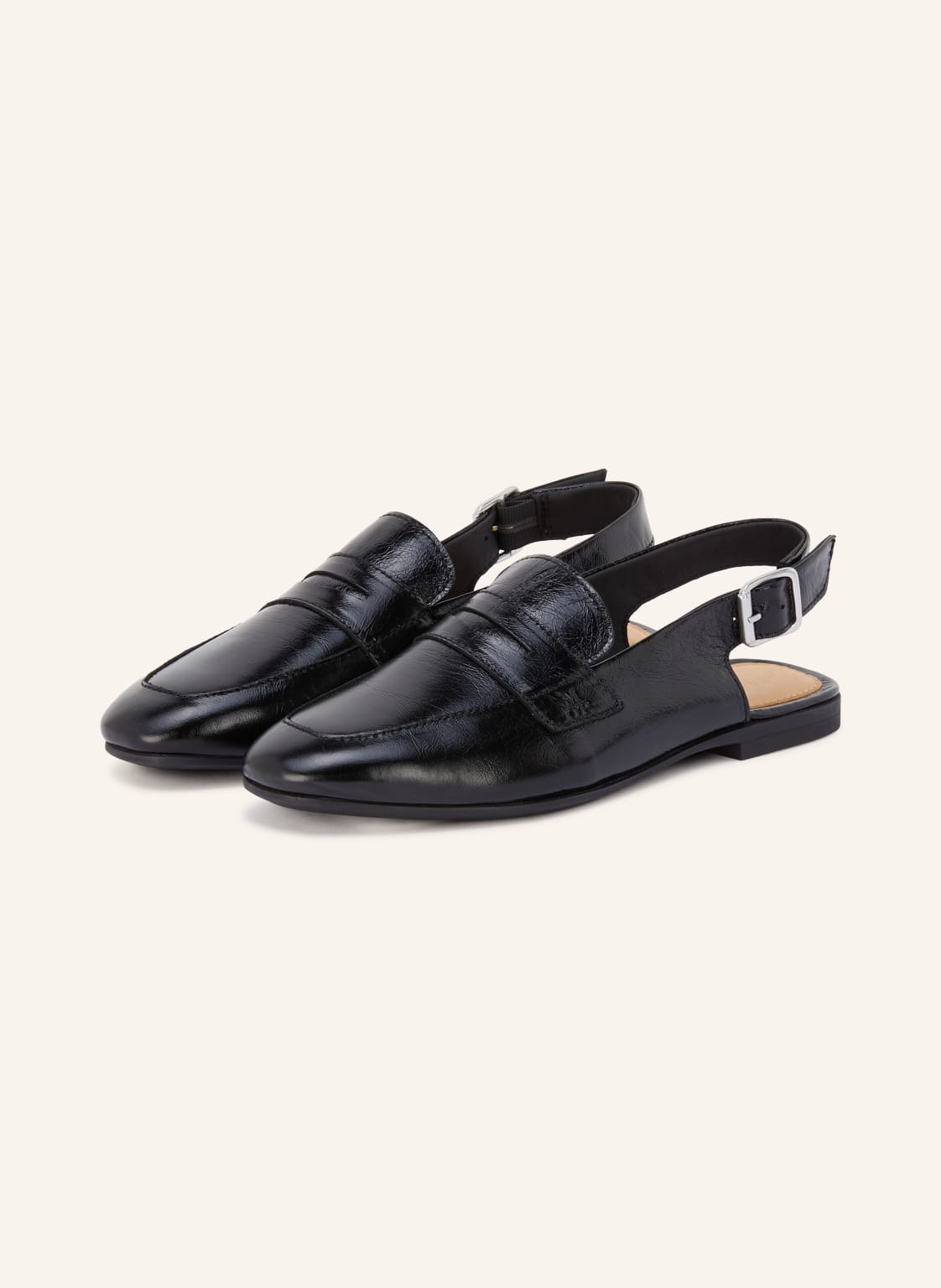 Produktový obrázek Marc O'Polo Marc O'polo Slingloafer černá / stříbrná