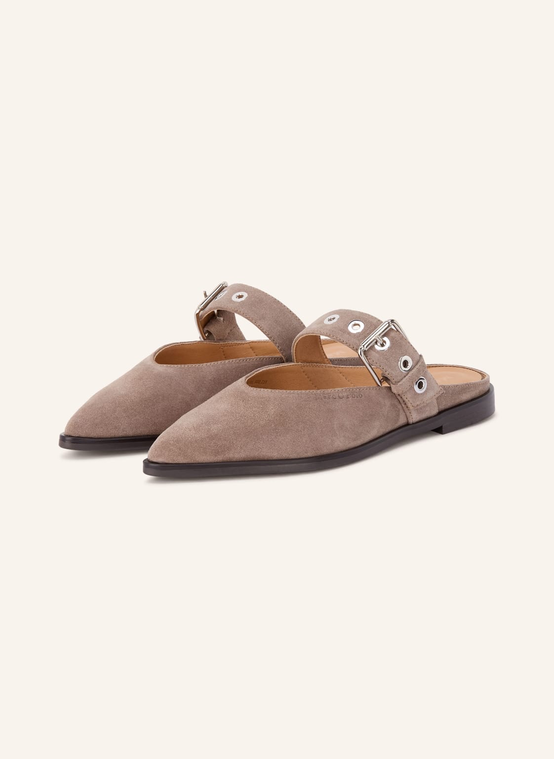Produktový obrázek Marc O'Polo Marc O'polo Mules černošedá / stříbrná
