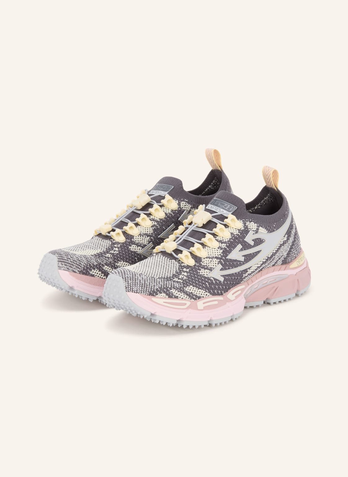 Produktový obrázek Off-White Off-White Tenisky Be Right Back tmavě šedá / růžová / krémová