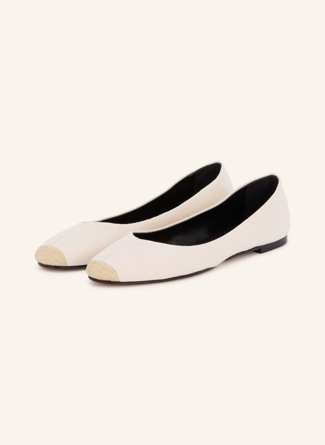 Produktový obrázek JACQUEMUS Jacquemus Baleríny Les Ballerines Ovalo béžová
