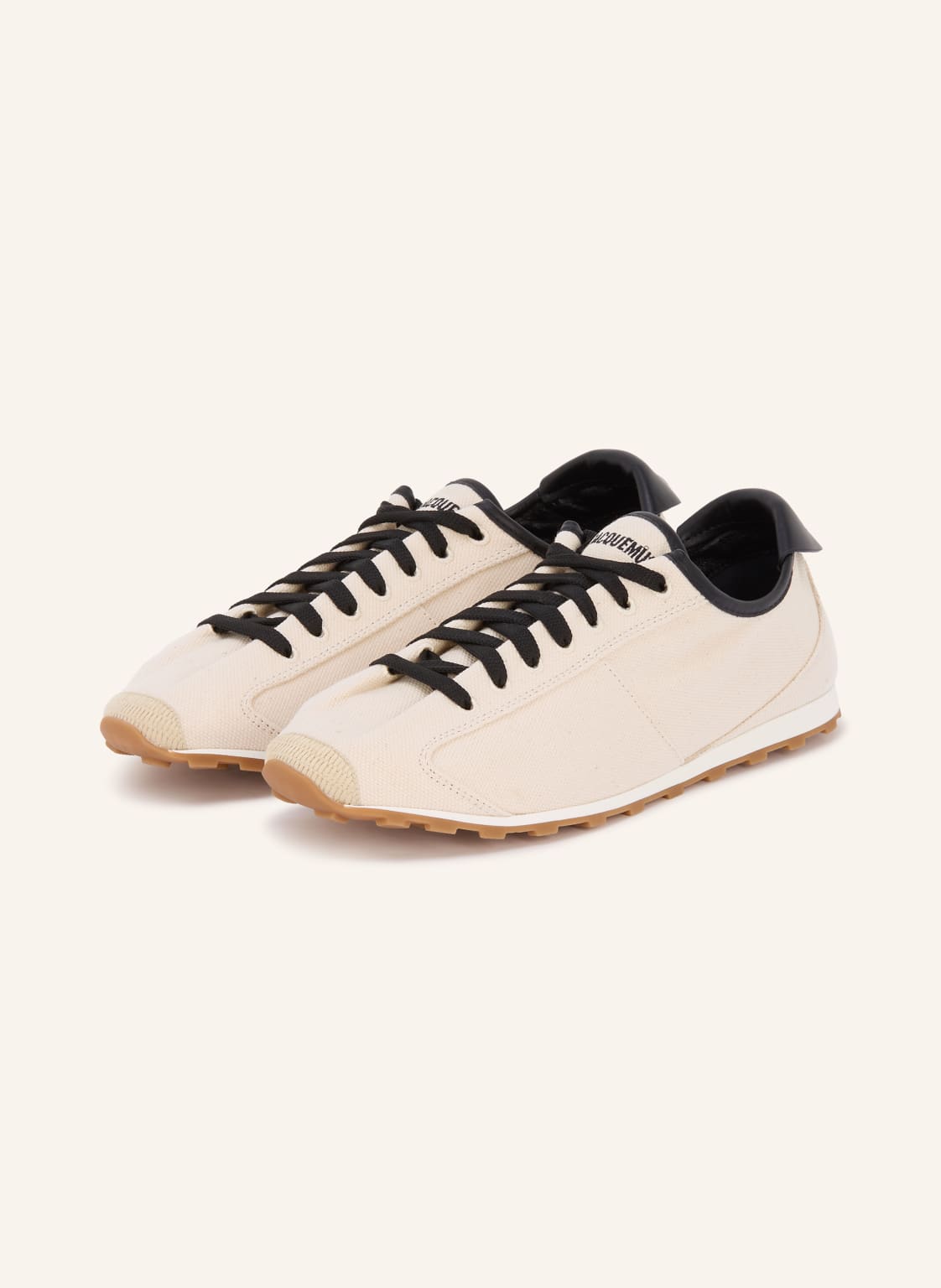 Produktový obrázek JACQUEMUS Jacquemus Tenisky Les Tennis krémová / černá