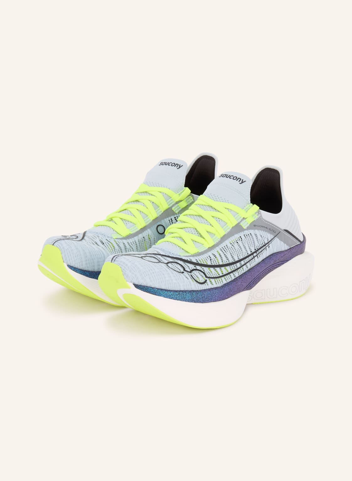 Produktový obrázek Saucony Saucony Běžecké Boty Endorphin Elite 2 černošedá / tmavě modrá