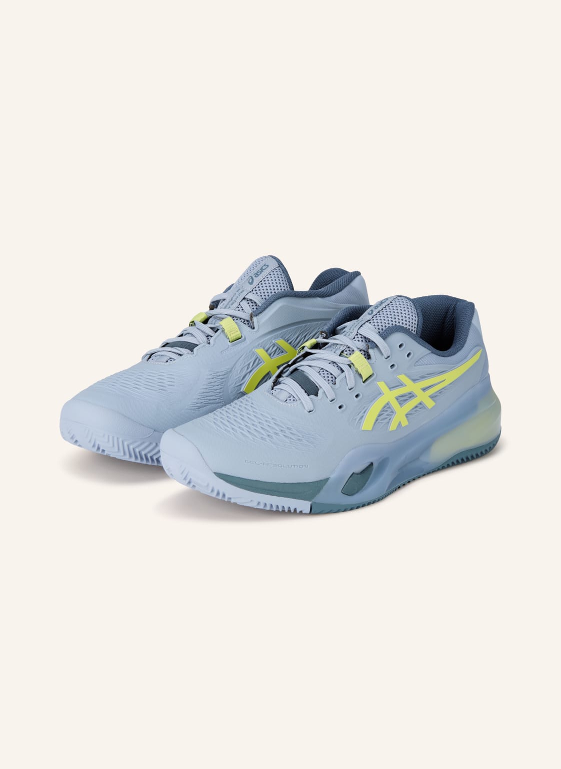 Produktový obrázek ASICS Asics Tenisové Boty Gel-Resolution X Clay černošedá / žlutá