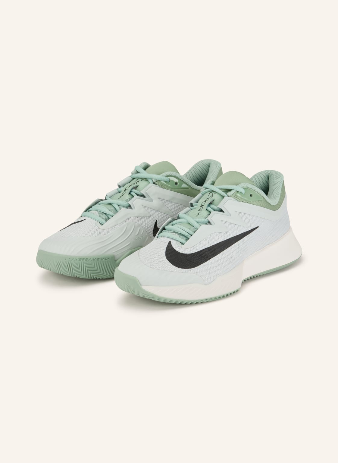 Produktový obrázek Nike Nike Tenisové Boty Zoom Vapor Pro 3 světle šedá / světle zelená / černá