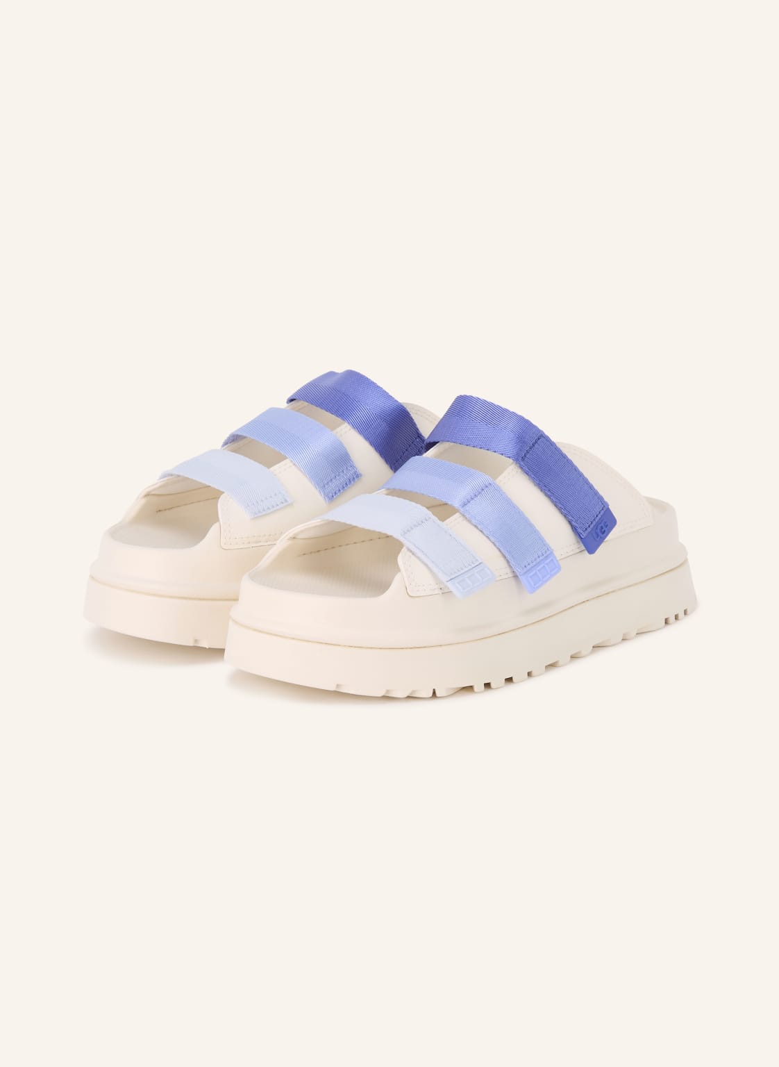 Produktový obrázek Ugg Ugg Pantofle Na Platformě Goldenglow tmavě modrá / modrá / bílá