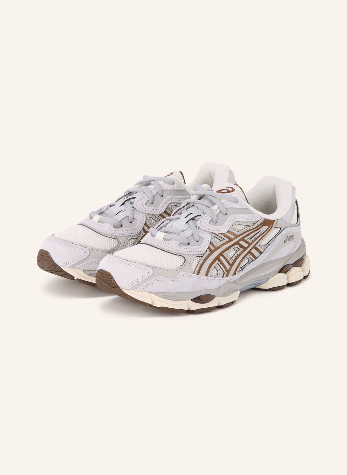 Produktový obrázek ASICS Asics Sneakersy Gel-Nyc šedá / tmavě hnědá / krémová