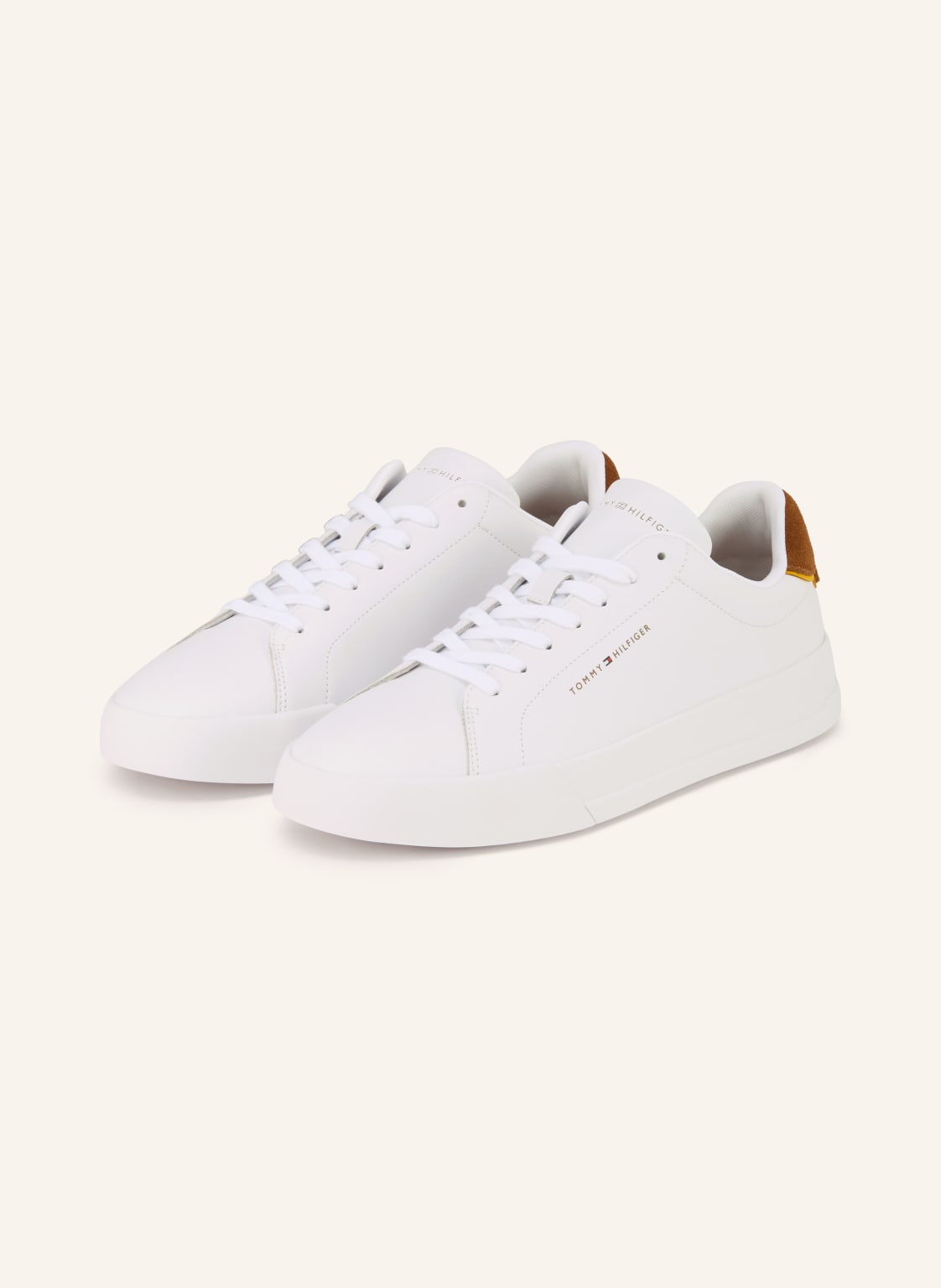 Produktový obrázek Tommy Hilfiger Tommy Hilfiger Sneakersy bílá / hnědá