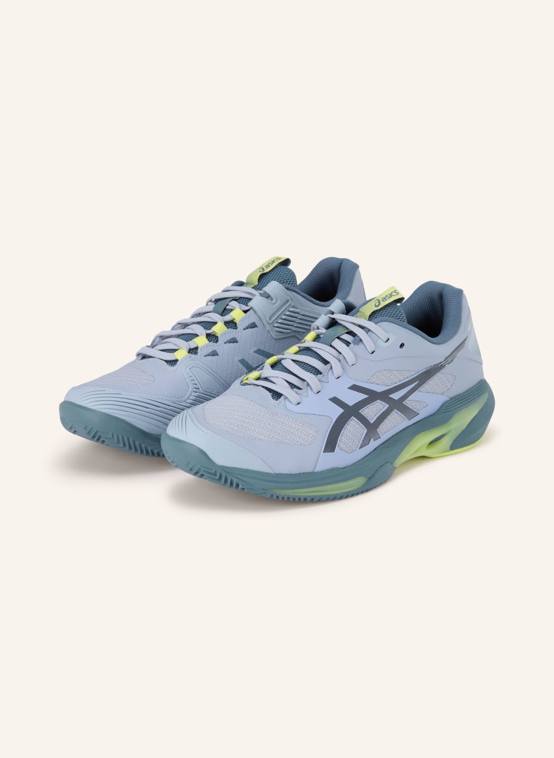 Produktový obrázek ASICS Asics Tenisové Boty Solution Speed Ff 4 Clay černošedá / žlutá / tmavě zelená