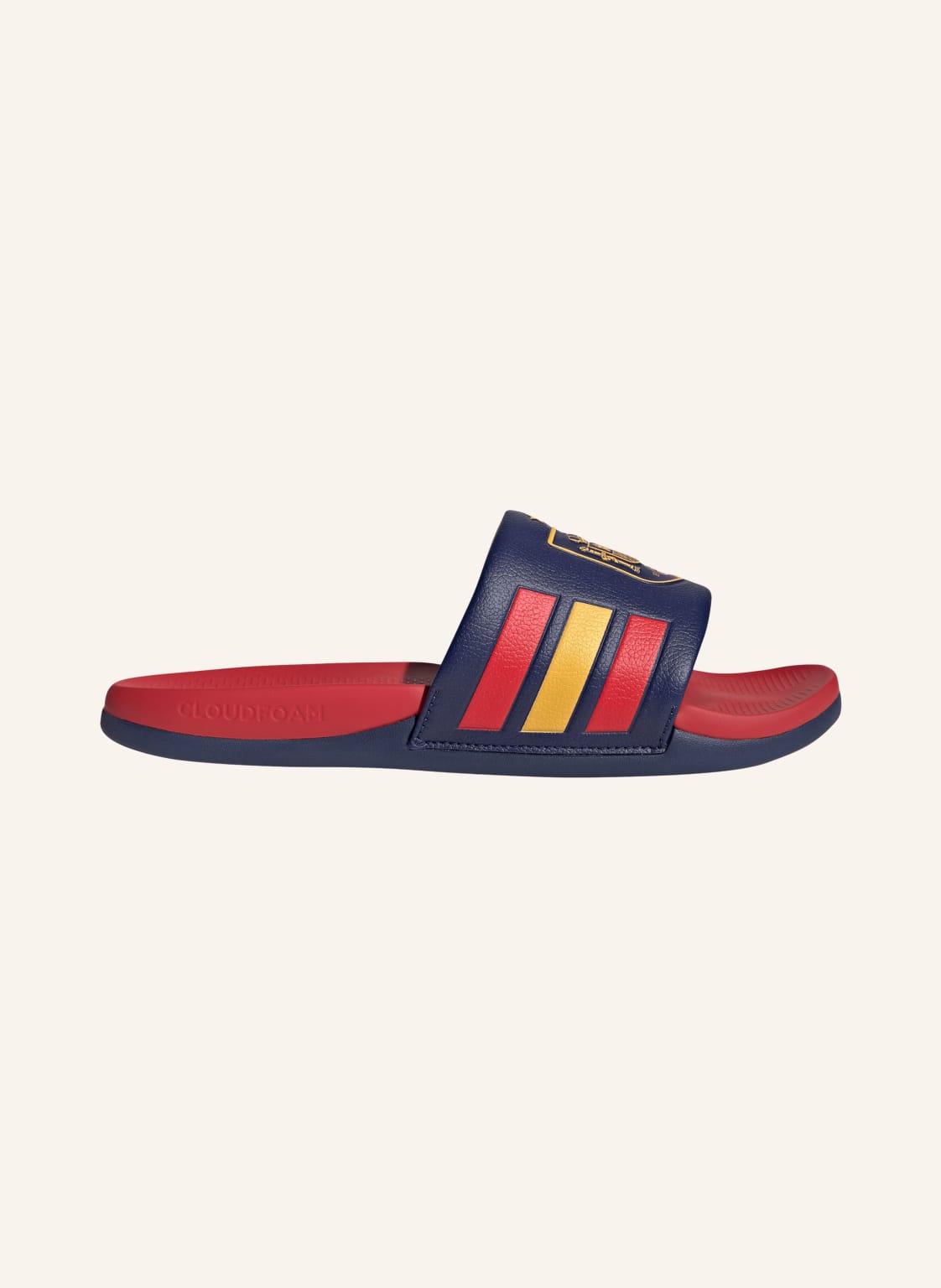 Produktový obrázek Adidas Adidas Pantofle Adilette Comfort 2.0 tmavě modrá / červená / žlutá