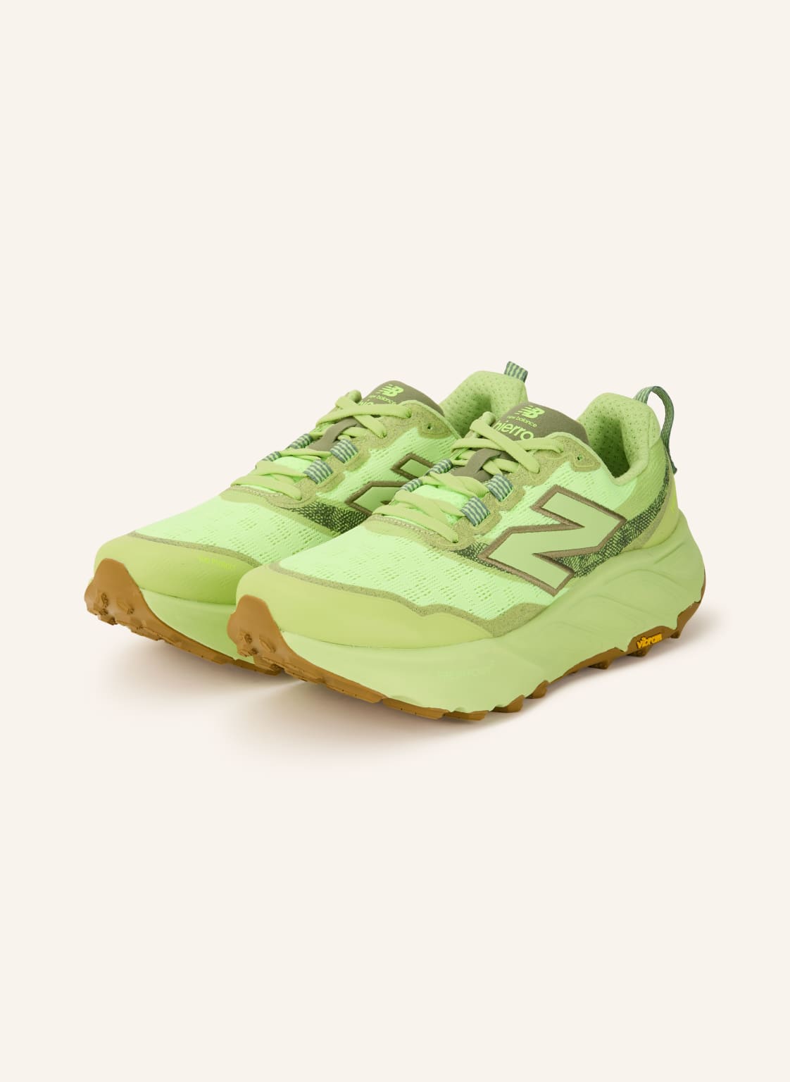 Produktový obrázek New Balance New Balance Běžecké Trailové Boty Fresh Foam X Hierro v9 neonově žlutá / olivová