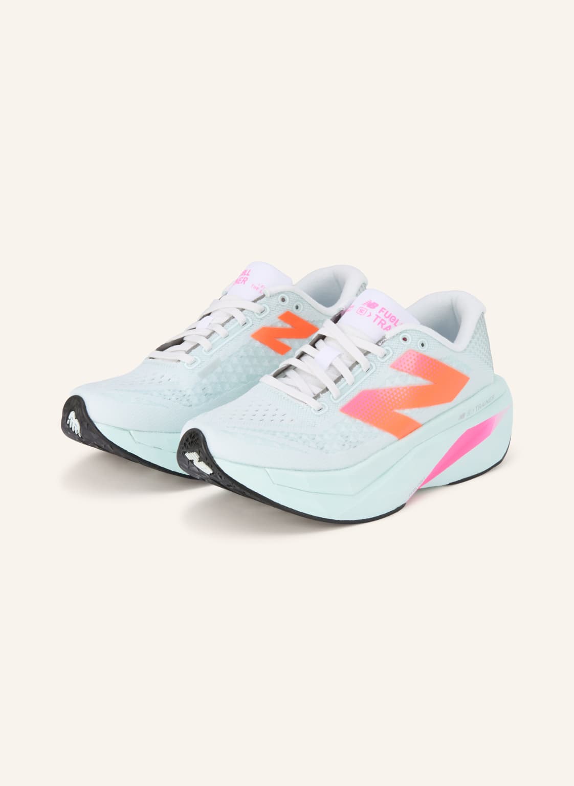 Produktový obrázek New Balance New Balance Běžecké Boty Fuelcell Supercomp Trainer v3 tmavě modrá / stříbrná / neonově oranžová
