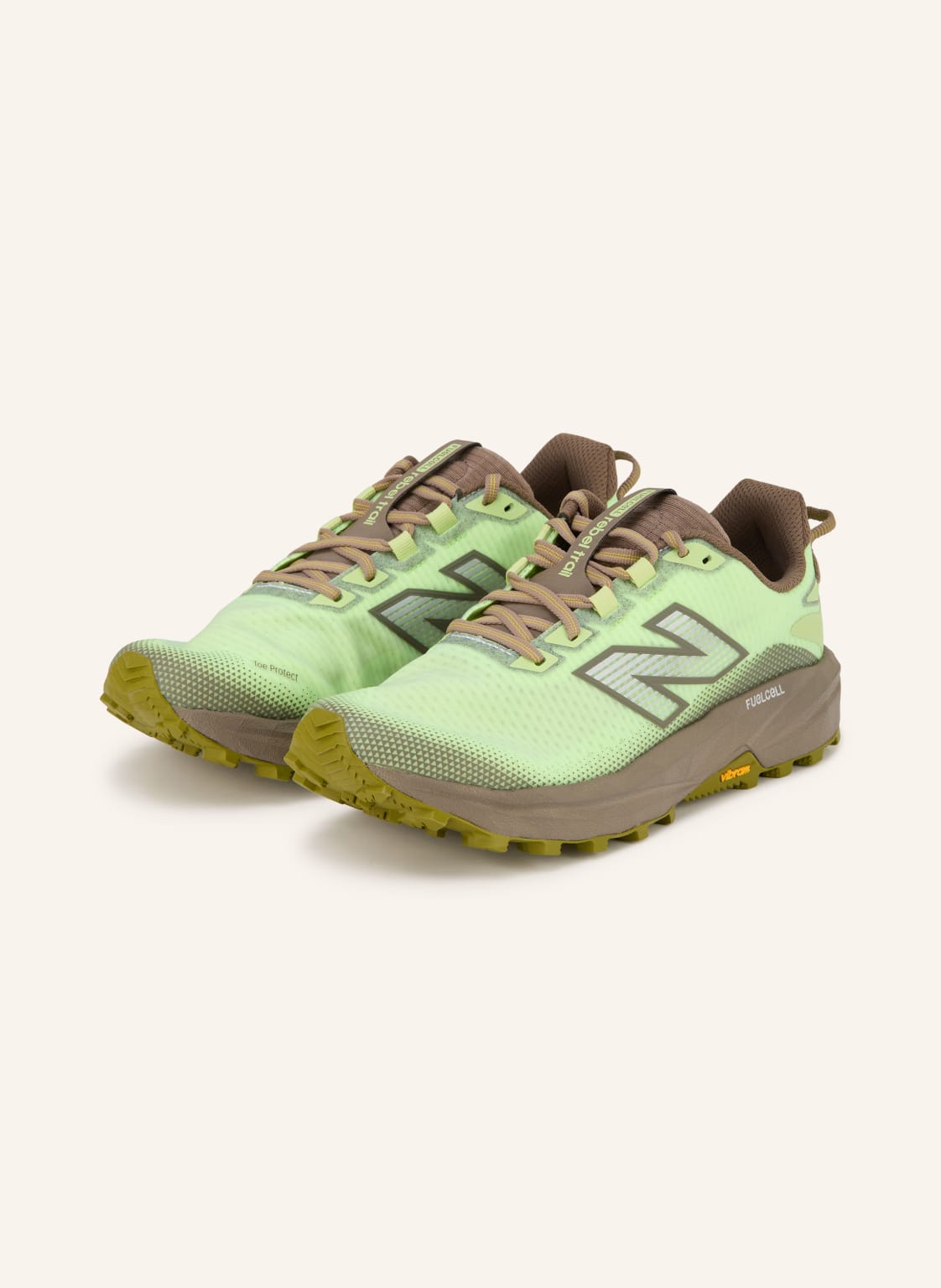 Produktový obrázek New Balance New Balance Běžecké Trailové Boty Fuelcell Rebel Trail světle zelená / hnědá