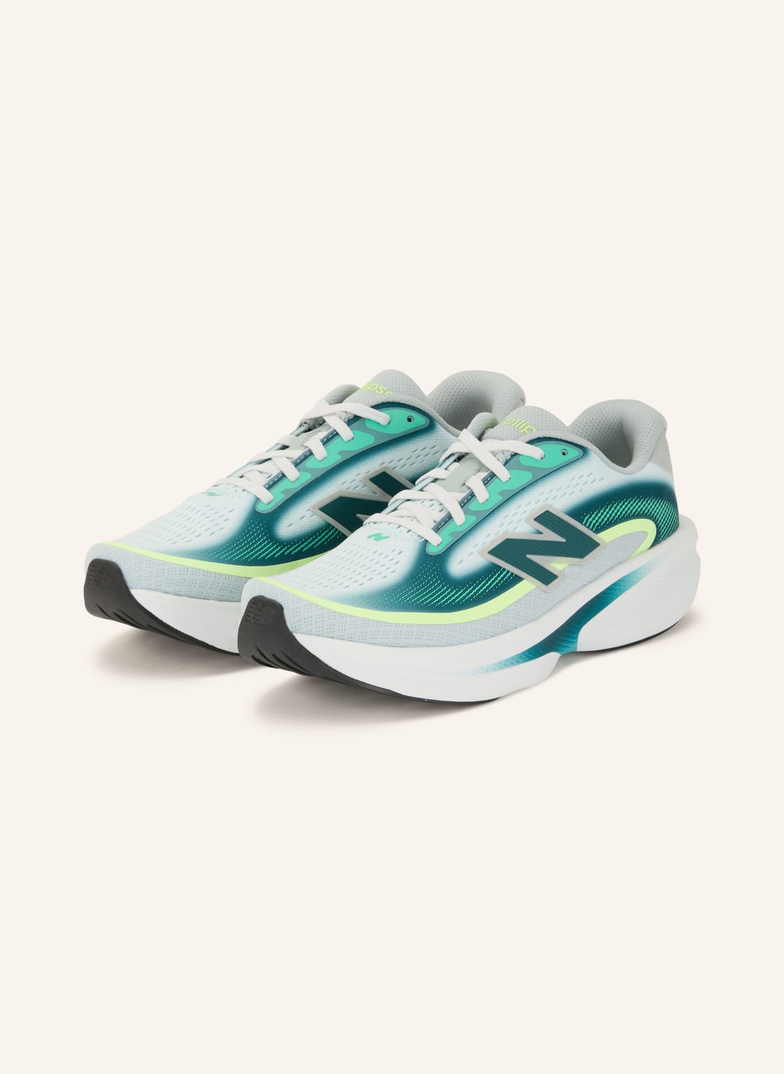 Produktový obrázek New Balance New Balance Běžecké Boty Ellipse v1 tmavě zelená / světle šedá / neonově žlutá