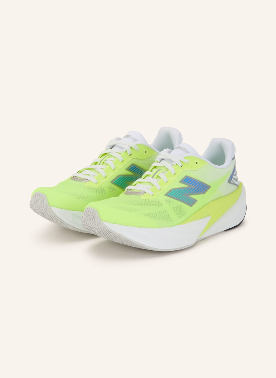 Produktový obrázek New Balance New Balance Běžecké Boty Fuelcell Rebel v5 neonově žlutá / bílá