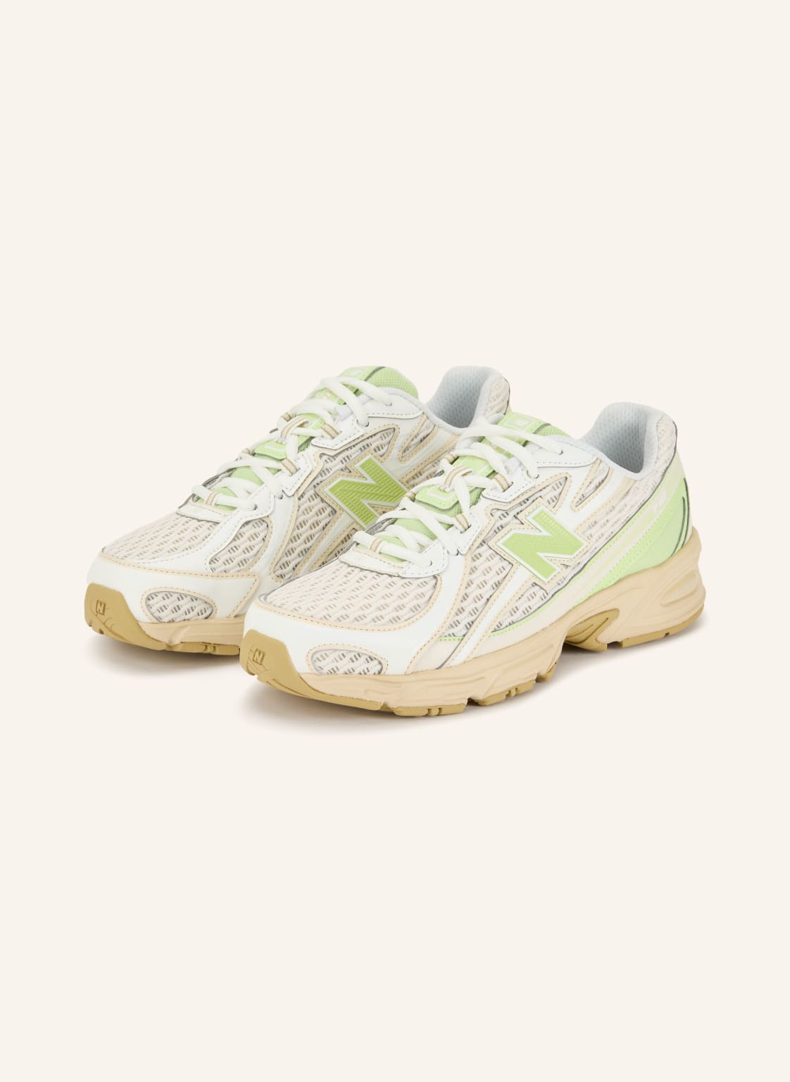 Produktový obrázek New Balance New Balance Tenisky 740 béžová / světle zelená / bílá