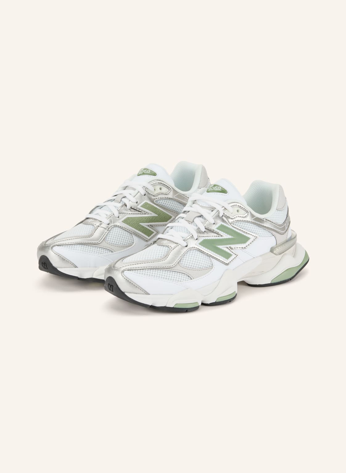 Produktový obrázek New Balance New Balance Tenisky 9060 bílá / stříbrná / světle zelená