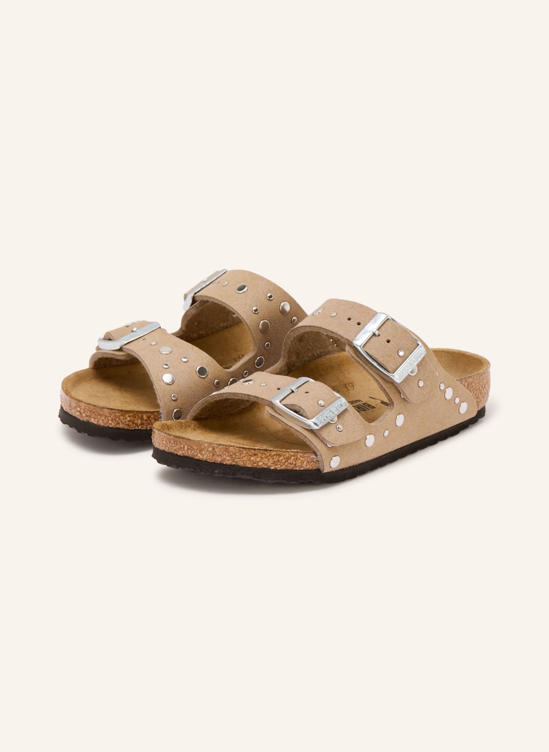 Produktový obrázek Birkenstock Birkenstock Pantofle Arizona Rivet Border S Cvočky černošedá