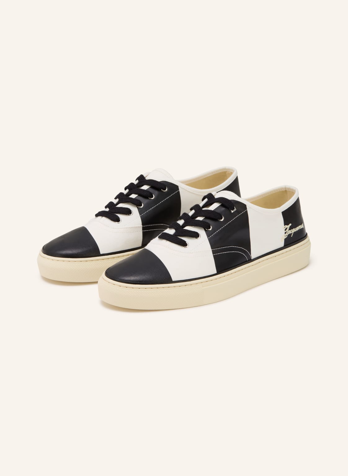 Produktový obrázek JACQUEMUS Jacquemus Tenisky Les Fefe černá / bílá