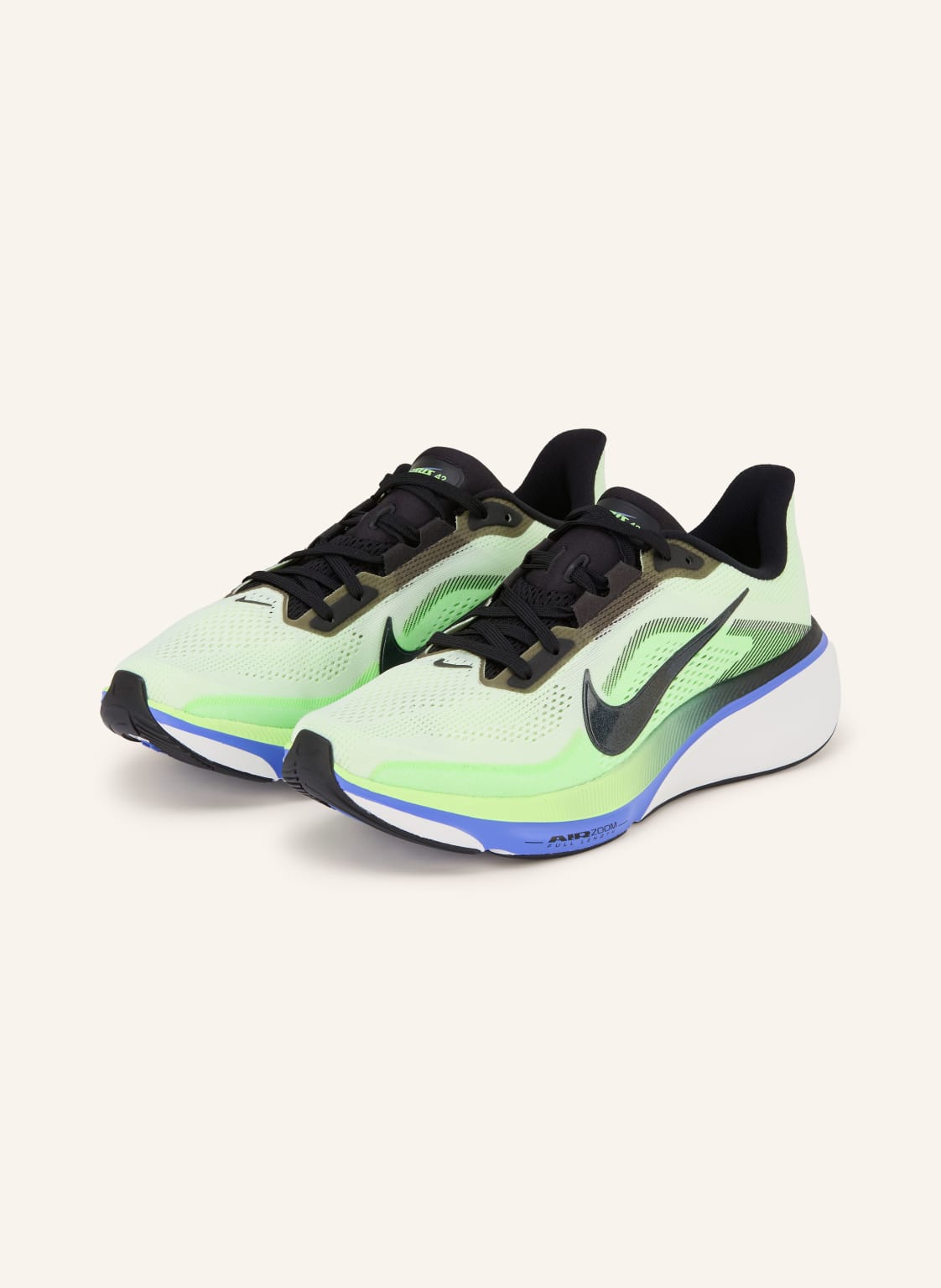 Produktový obrázek Nike Nike Běžecké Boty Air Zoom Pegasus 42 neonově zelená / černá