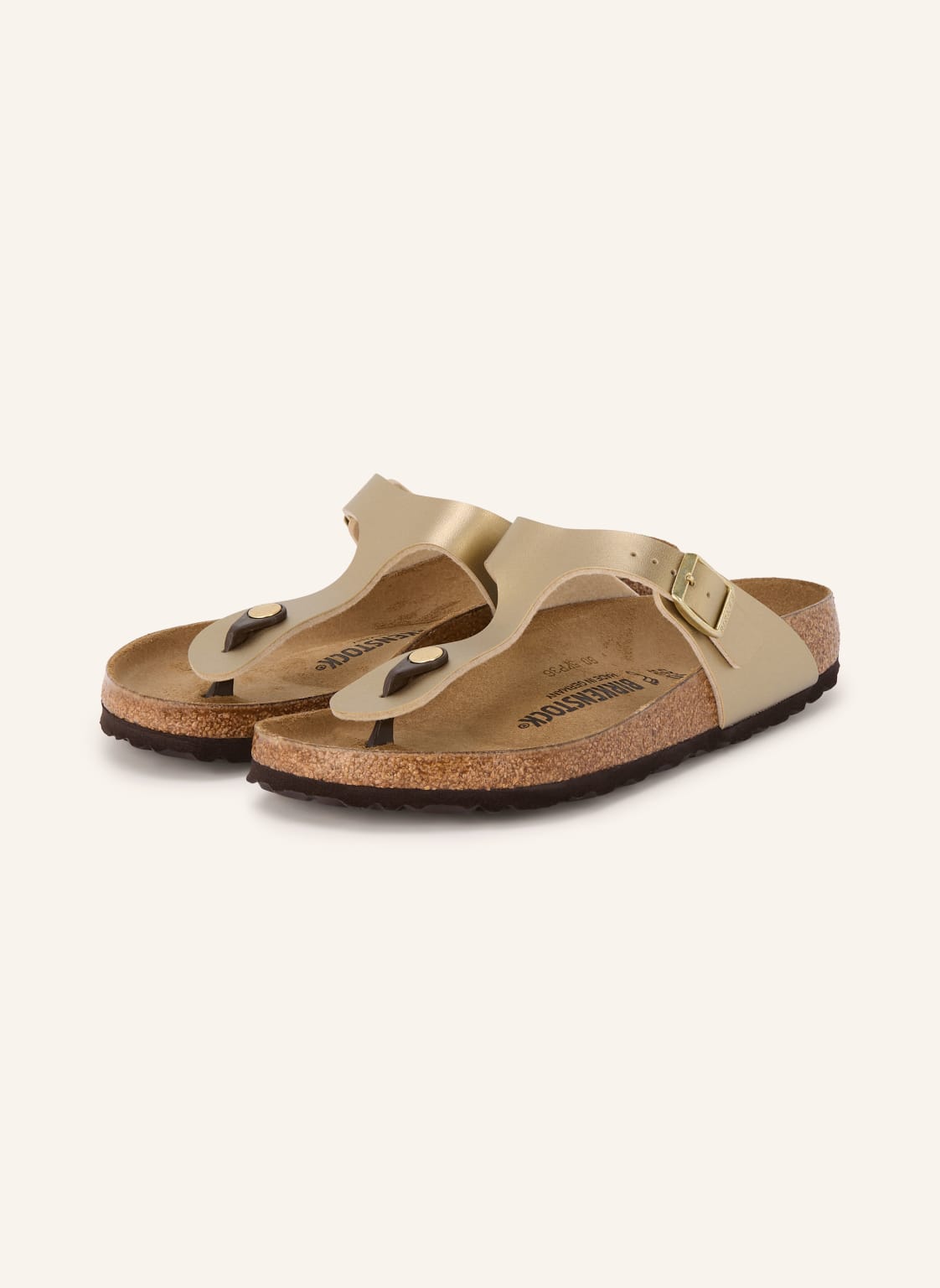 Produktový obrázek Birkenstock Birkenstock Ponožky S Prstovým Oddělením Gizeh Birko-Flor zlatá