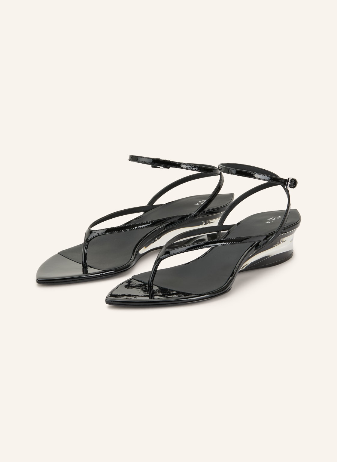 Produktový obrázek ALAÏA Alaïa Prstové Sandály černá