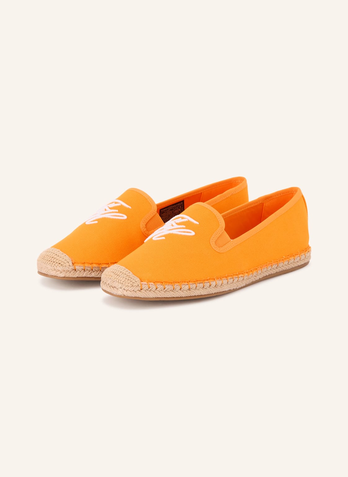 Produktový obrázek Tommy Hilfiger Tommy Hilfiger Espadrilky oranžová / bílá