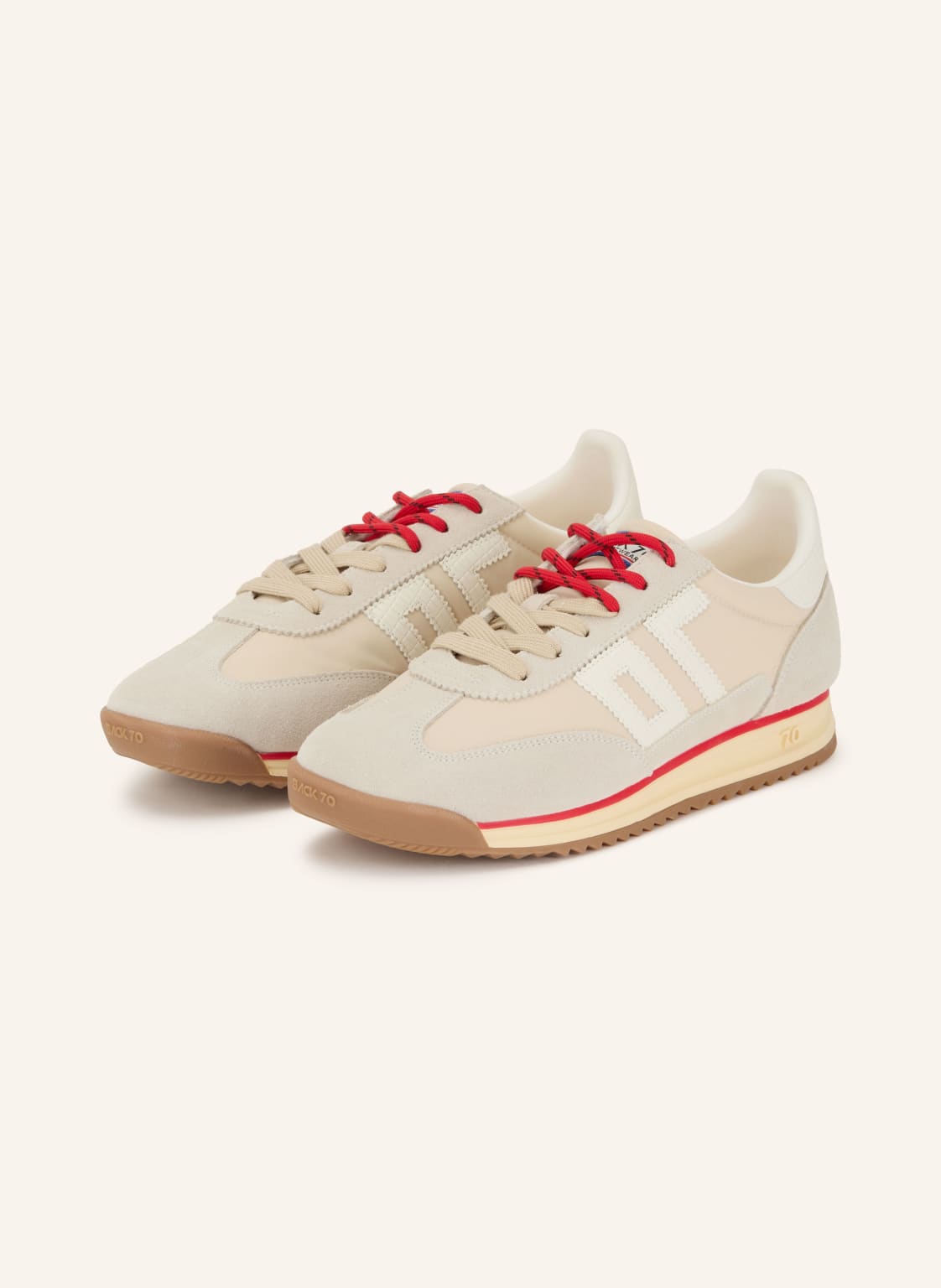 Produktový obrázek BACK 70 Back 70 Tenisky Jogger n26 béžová / světle šedá / červená