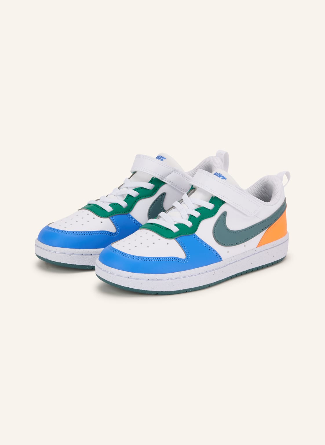 Produktový obrázek Nike Nike Sneakersy Court Borough Low Recraft bílá / tmavě šedá / neonově oranžová