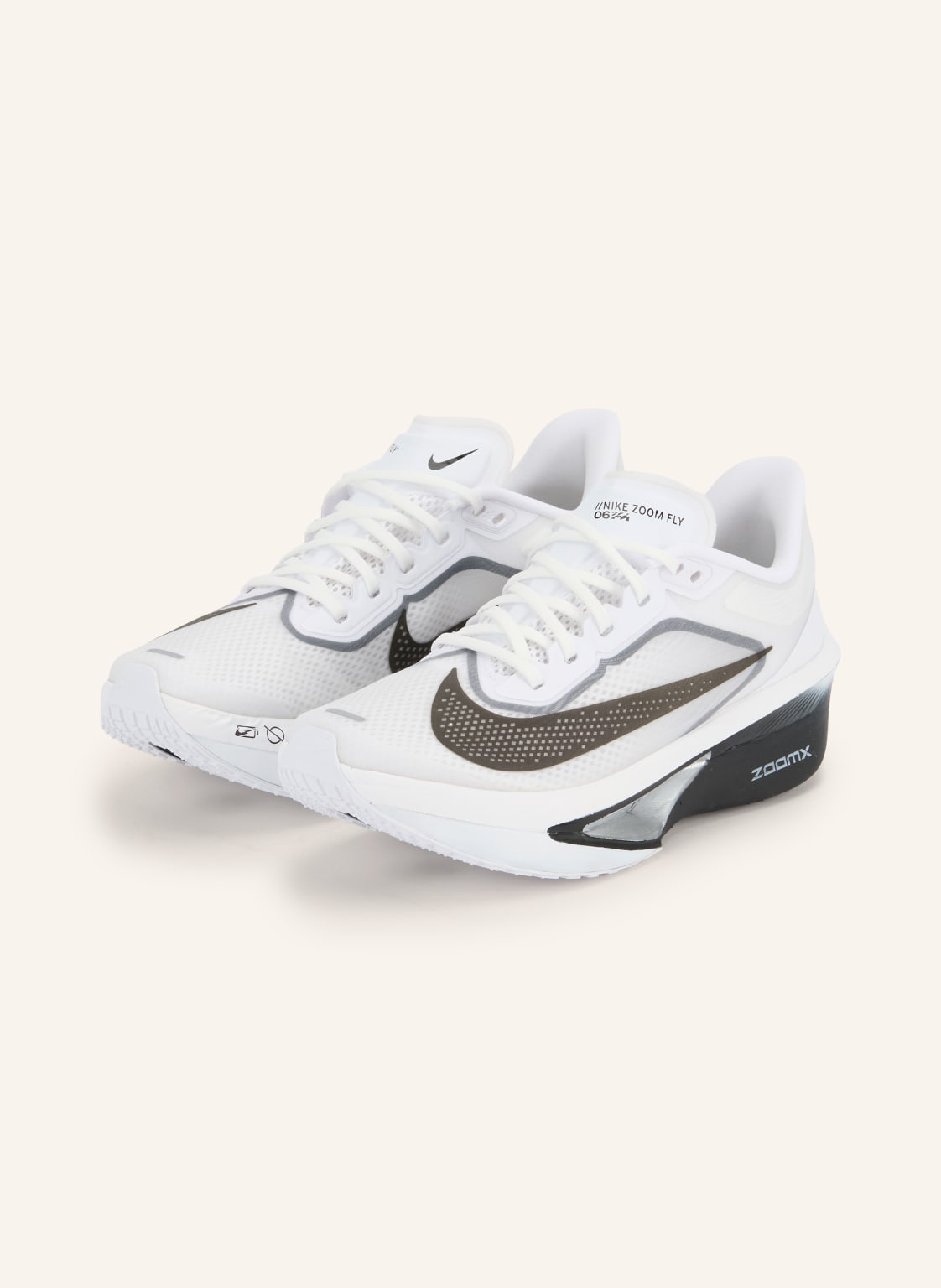 Produktový obrázek Nike Nike Běžecké Boty Zoom Fly 6 bílá / tmavě šedá