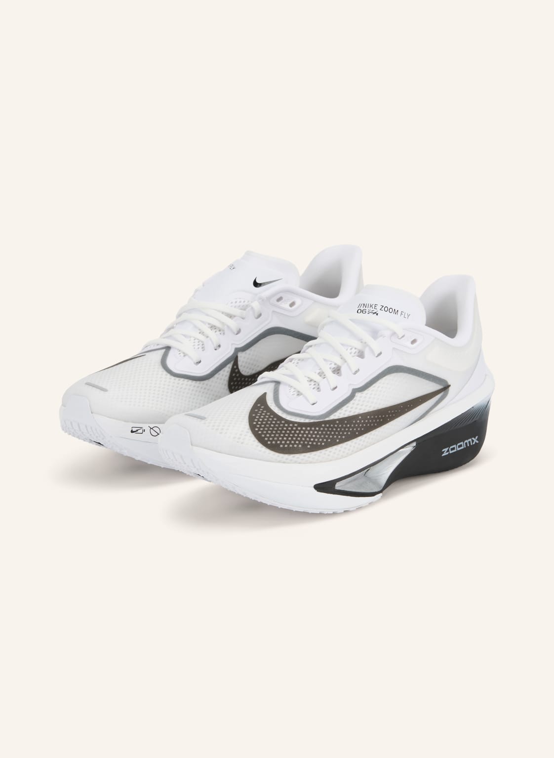 Produktový obrázek Nike Nike Běžecké Boty Zoom Fly 6 bílá / tmavě šedá