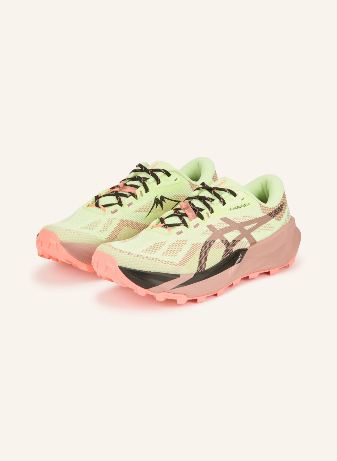 Produktový obrázek ASICS Asics Boty Na Trailový Běh Trabuco 14 žlutá / starorůžová / černá