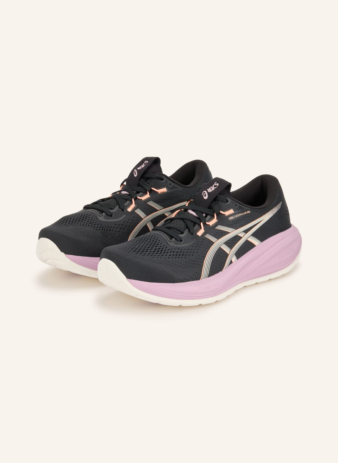 Produktový obrázek ASICS Asics Běžecké Boty Gel-Cumulus 28 černá / oranžová / bílá