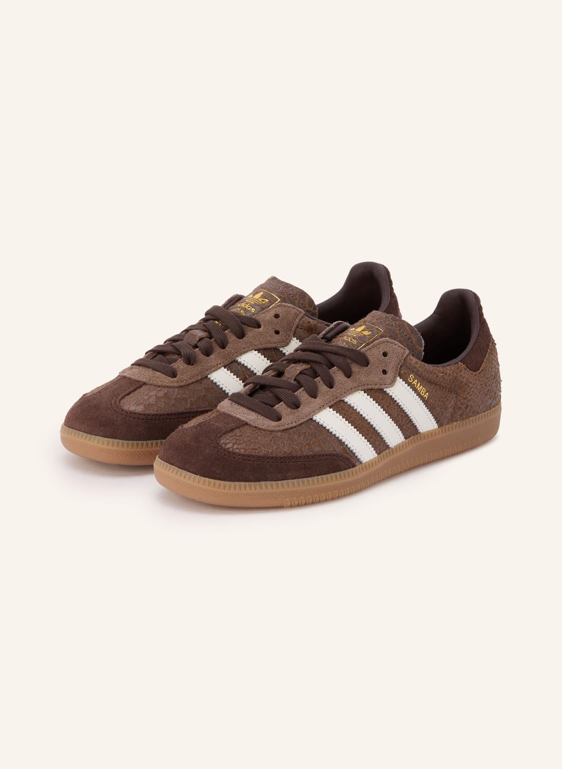 Produktový obrázek adidas Originals Adidas Originals Tenisky Samba Og hnědá / zlatá / krémová