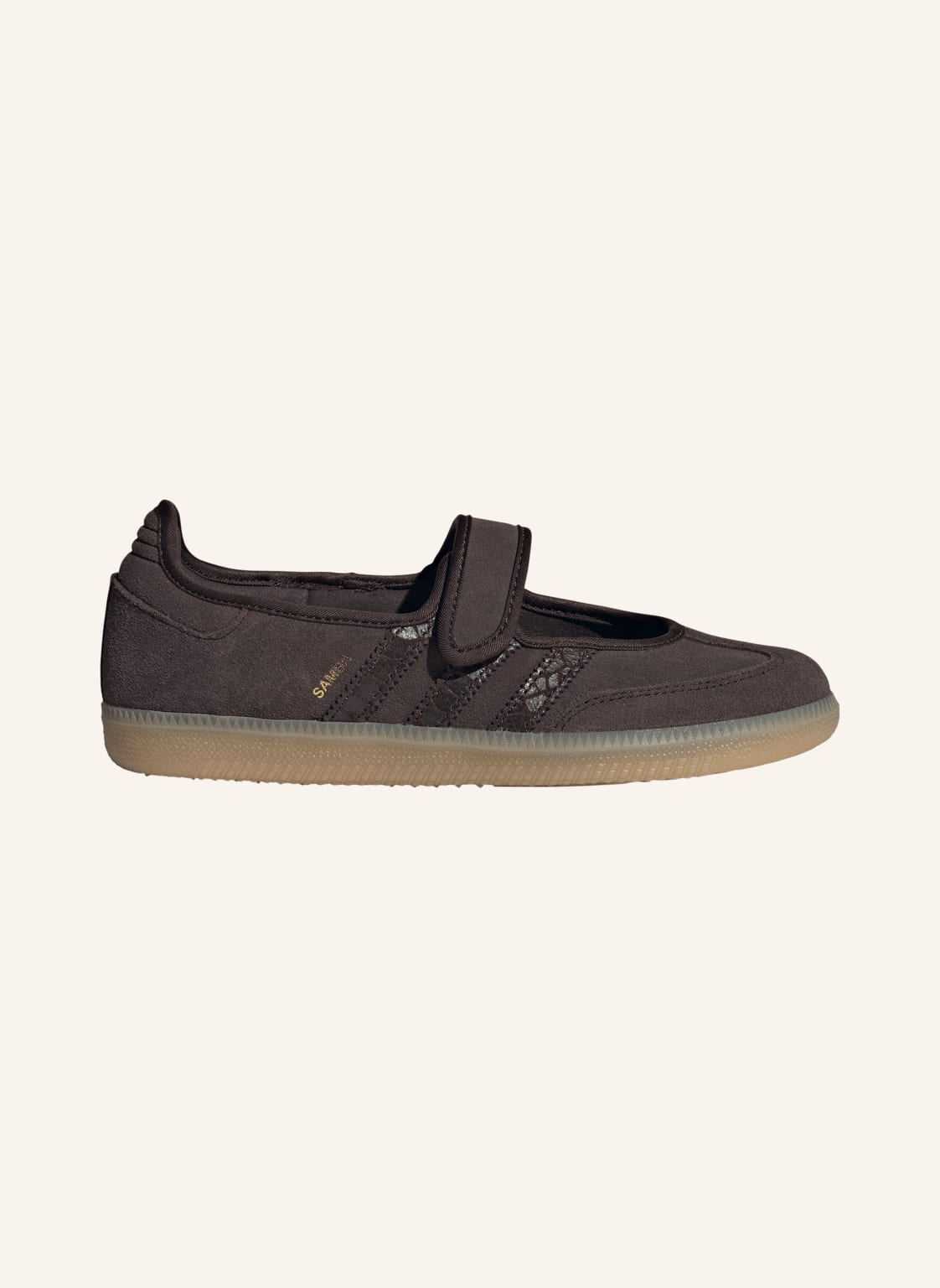 Produktový obrázek adidas Originals Adidas Originals Baleríny Mary Jane Samba Jane tmavě hnědá