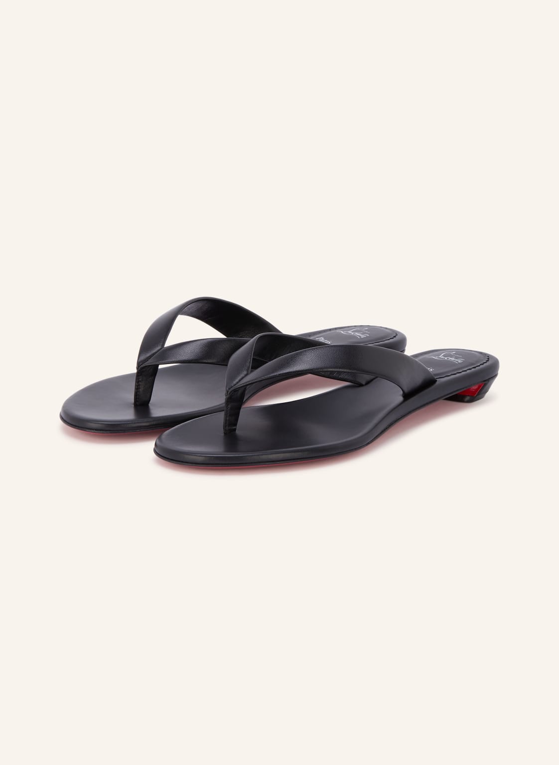 Produktový obrázek Christian Louboutin Christian Louboutin Pantofle Miss Z Tong černá