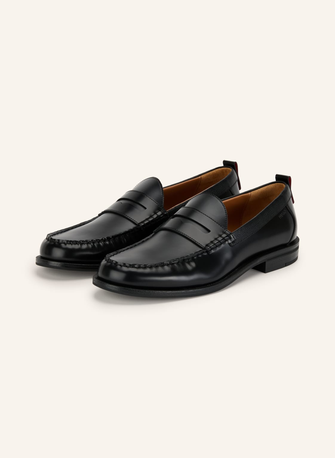 Produktový obrázek HUGO Hugo Penny Loafery Varian černá